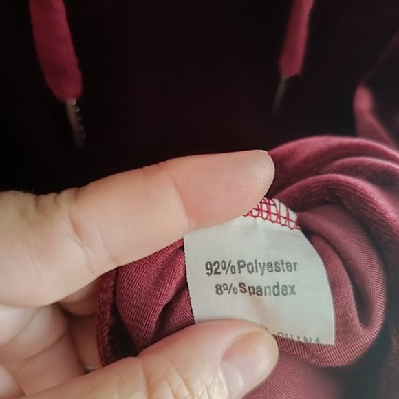 M🌹Velvet Hoodies Velour Hooded Sweatshirt Hip Hop Kangaroo Pocket - Picture 11 of 11